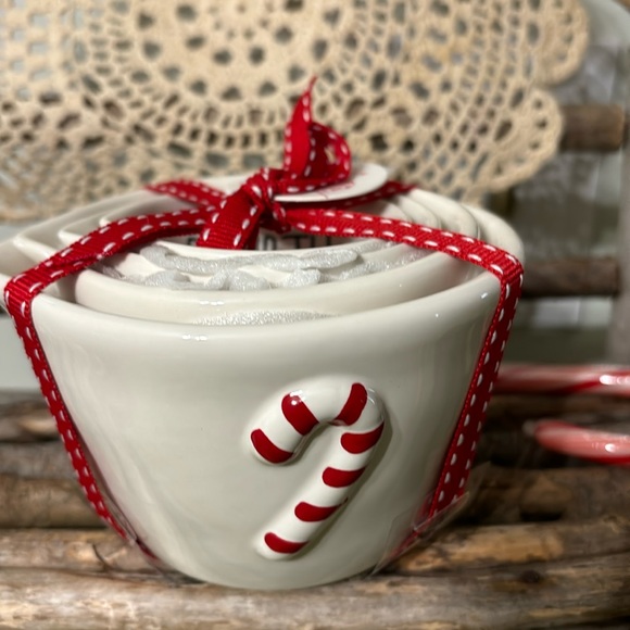 Rae Dunn Other - LAST SET! RAE DUNN CANDY CANE CHRISTMAS MEASURING CUPS
